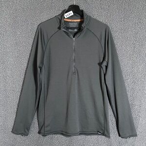 Patagonia Capilene Midweight Zip Neck Pullover Shirt - Men's Size L - Gray